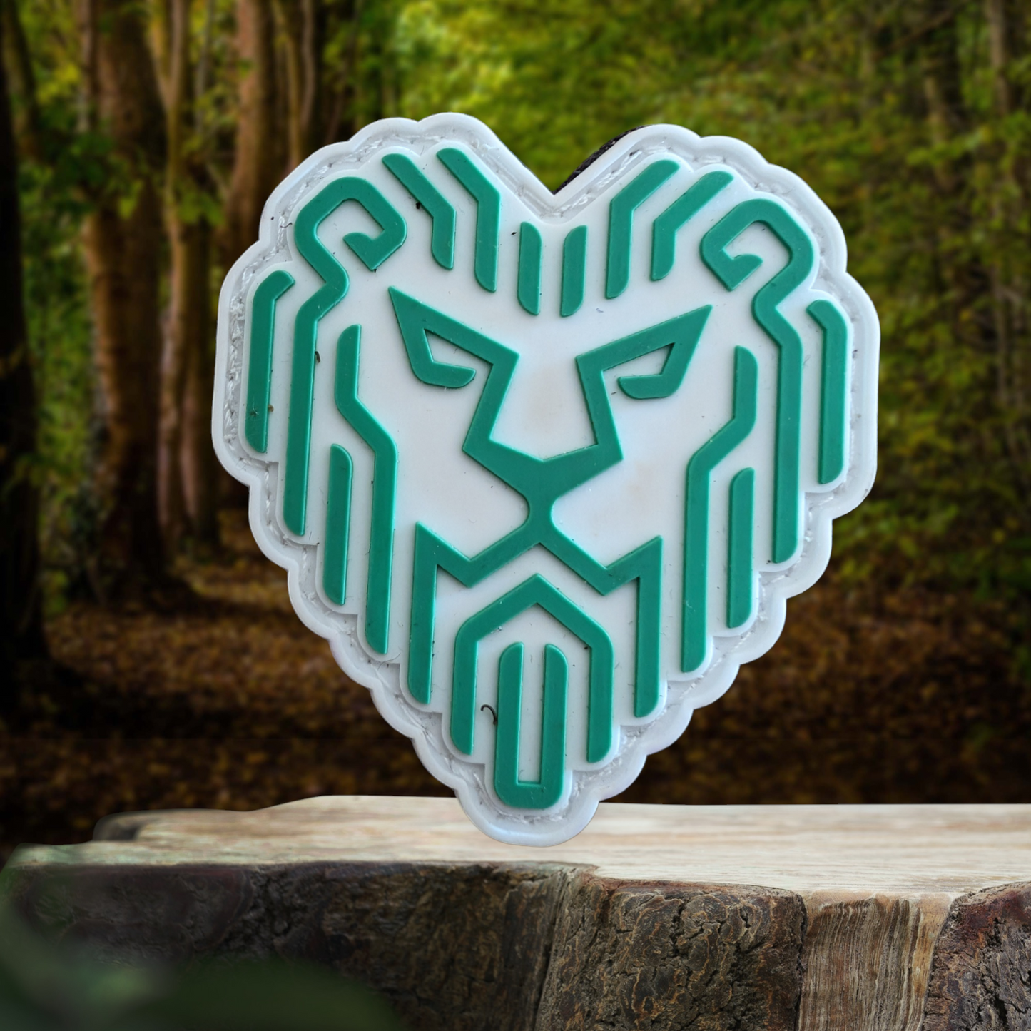 Big Jerm Lion Heart PVC Patch