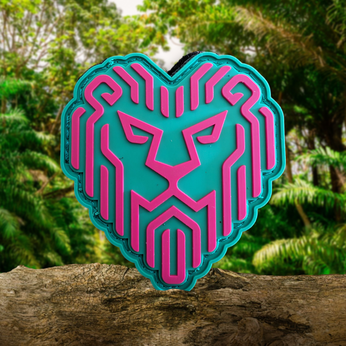 Big Jerm Lion Heart PVC Patch