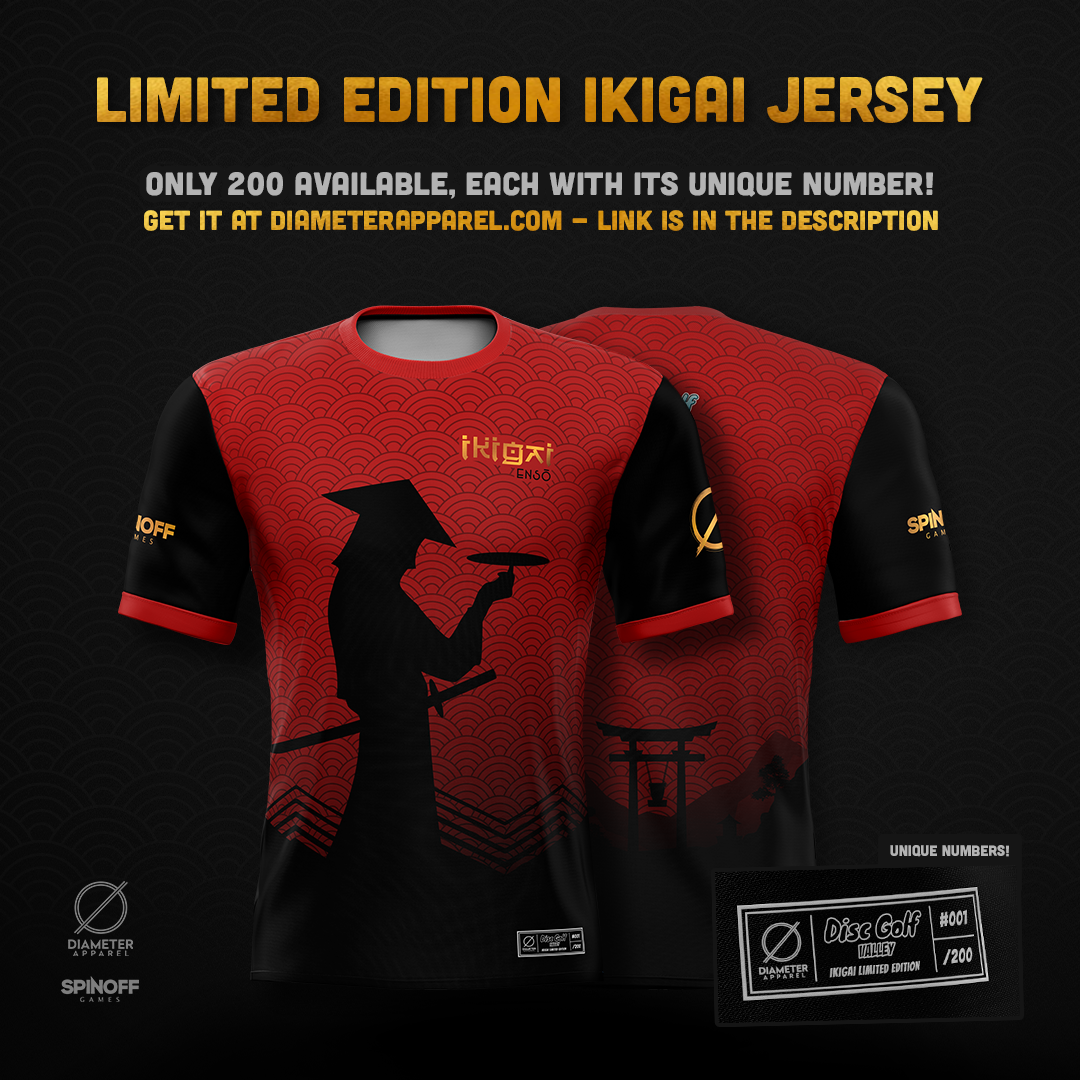 Disc Golf Valley LTD Edition Numbered Ikigai Jersey