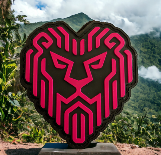 Big Jerm Lion Heart PVC Patch