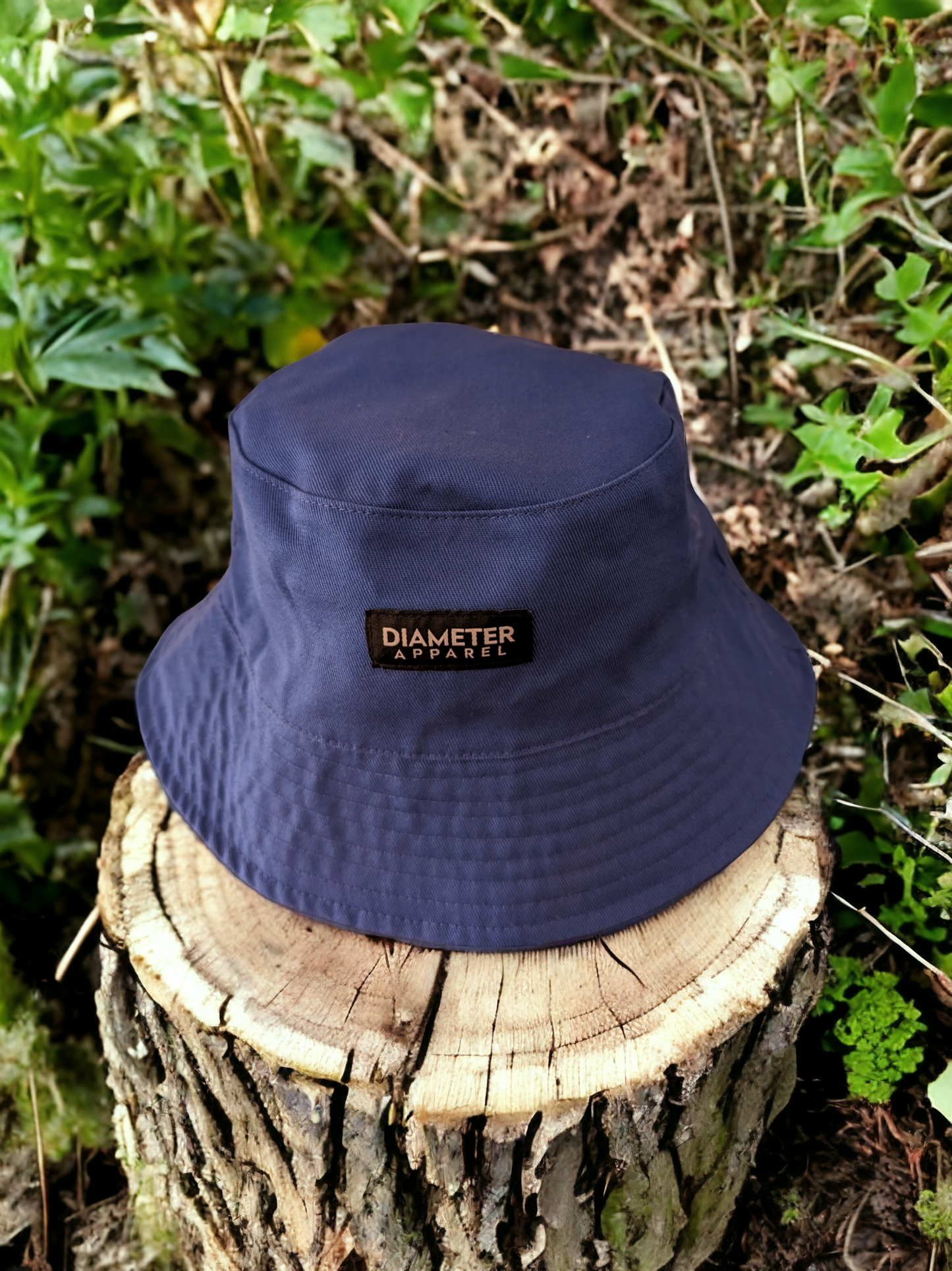Diameter Apparel Reversable Bucket Hat - Pinecone/ Blue